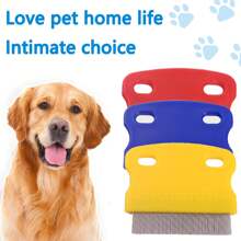 3pcs Pet Stainless Steel Flea Comb, Fine Tooth Brush For Dog Cat