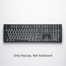 Bokawz PBT 键帽，双布丁 Doubleshot 半透明键帽，OEM 高度，适合 6.25U 空格键，61/87/98/100/104 键（仅键帽） - Only keycap, Not keyboard - 查看 7