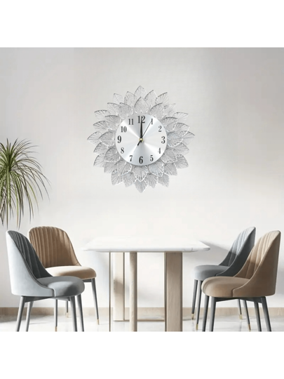 1pc Moderne Silent Metal Wand Klok (33CM/13 Inch) AA Battery Powered ative Clock, Stylish Living Room/Dining Room/Bedroom/Study Mounted Ideal Home ation Birthday Graduation Room Bedroom Dormitory Back To School Surprise Supplies view 7