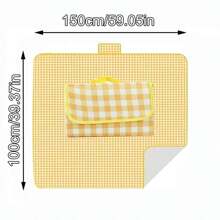 Covoraș de picnic pentru camping în aer liber Covoraș de plajă impermeabil pentru cort Covoraș de podea covoraș de gazon rezistent la apă Picnic poate transporta pernă mică pliabilă - Multicolor - Vizualizare 8