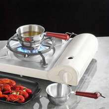 Hot Oil Pouring Oil Special Small Pot Stainless Steel Oil Pot Mini Household Stir-Fry Oil Multi-Function Burning Oil Pouring Hot Oil Pot