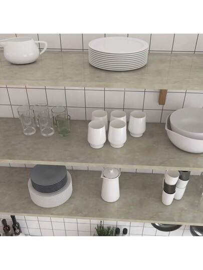 Marble Countertop Contact Paper Waterproof Peel Stick Countertops Beige Wallpaper Self Adhesive Kitchen Counter Top Bureau Cabinet Hoes Room Home Wand Bathroom Bedroom ation Stuff Living Ho Art Wallpapers view 8