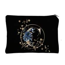 1 Pc Cosmetic Bag Makeup Bags Wallet Name Initials A-Z Letter Pattern Toiletry Organizer Pouch Wash Bag Zipper Phone Purse Pencil Pouch Clutch Bag Teacher Gifts Travel Essentials For Women Girl Gift For For Makeup Tools Makeup Brushes Storage Makeup Organizer Make Up Organizer Makeup Storage Makeup Pouch Make Up Pouch