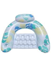 1 pièce Anneau de natation gonflable en forme de U, Fauteuil flottant, Siège de piscine unisexe pour adultes