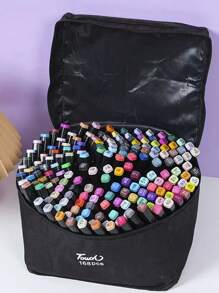 12/24/30/36/40/48/60/80/100/120/168/204/262 colores Bolígrafos de marcador metálico Touchhero, tonos vívidos, puntas finas - multiusos para pintura de rocas, arte, vidrio y elaboración de tarjetas