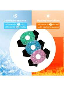 1pc Soft Gel Knee Ice Pack, Ice Pack Knee Sleeve, Gel Ice Bag Wrap, Ankle Sports Ice Pack, Hot And Cold Large Ice Pack, Adjustable, Reusable Knee Pad, Soft & Cool Leg Sleeve, Suitable For Head, Shoulder, Leg, Knee Sports Injuries, Summer Cooling Ice Pack, Home Outdoor - Multicolor - View 10
