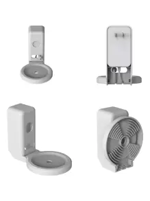 Wandhalterung für Dot 4. & 5. Generation, platzsparendes Zubehör mit Kabelmanagement für Ihre Echo Smart Home Lautsprecher, versteckt unordentliche Kabel