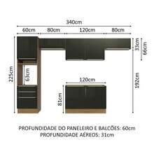 MADESA Baker's Racks - Brown and Black - View 3