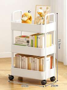 Étagère de rangement debout surdimensionnée, étagère mobile multi-niveaux pour les collations, les livres, la cuisine, la salle de bain, le salon, l'organisation de la maison
