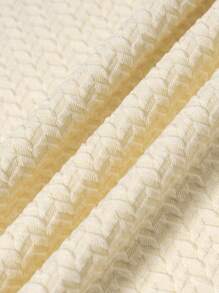 Plus Size Men Short Sleeve Polo Shirt, Vintage Basic Style, Fashion - Khaki - View 6