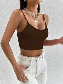 4pcs Open Shoulder Elastic Camisole Sports Bras - Basic