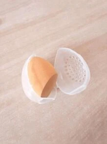 1/3 pièces Boîte de rangement poreux résistante à l'humidité et transparente pour coussin de maquillage, œuf de beauté. Boîte de rangement portable et respirante pour voyage. Organisateur de maquillage d'été pour la maison et la salle de bain. Retour à l'école