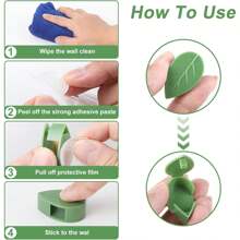 20pcs Plant Clips, Suitable For Climbing Plants, Self-Adhesive Plant Holders, Outdoor Plant Wall Mounts, Plant Accessories, Great For Small Plants