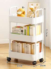 Étagère de rangement debout surdimensionnée, étagère mobile multi-niveaux pour les collations, les livres, la cuisine, la salle de bain, le salon, l'organisation de la maison