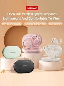 Lenovo Lenovo EA390-Open Wireless Sports Earphones, Skin-Friendly Material, Comfortable To Wear, HiFi High-Definition Sound Quality, Long-Lasting Battery Life, Call Noise Reduction, Suitable For Office Or Sports, Qualitative Sound Transmission Without Sound Leakage, Compatible With A Variety Of Devices, Highly Attractive And Multiple Colors To Choose From