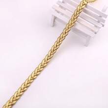 1 Pc 450 Cm Golden Thread Ribbon, DIY Garment Accessory, Home Textile, Bag, Curtain Trims - Multicolor - View 6
