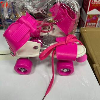 Verbeterde verstelbare 4-wiel dubbele rij inline skates, geschikt voor rolschaatsen, skateboarden, schaatsen, metalen frame