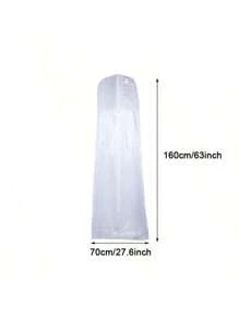 Wholesale Transparent Solid For Wedding Dress Dust Cover Extra Large Waterproof PVC Clothing Garment Bags - Transparent - View 3