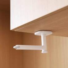 11pcs Creative Wall Mount Paper Towel Holder, Kitchen Hanging Foil & Wrap Organizer Rack, No-Drill