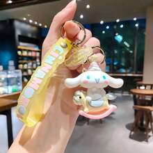 Sanrio Sanrio Cinnamoroll Keychain - Multifunctional Cute Silicone Pendant Suitable For Bags And Keys, Perfect Gift For Birthday, Christmas, Valentine's Day, Sanrio