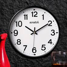 Decoración de habitaciones: Un reloj de visualización en blanco y negro que no es en tiempo real, un letrero redondo de aluminio de 8*8 pulgadas, una hermosa tarjeta de metal redonda de 2D, adecuada para el hogar, cafeterías, apartamentos, restaurantes, salas de estar, bares, decoración de paredes en la habitación y el garaje, una obra de arte estética circular, un regalo ideal para fiestas.