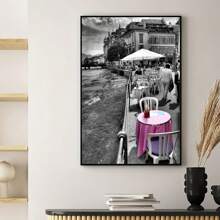 1 Venice Water Buildings Canvas Print Posters, Modern Wall Arts Decoration Painting, Suitable For Bedroom, Office, Living Room, Cafe, Bar, Home, Dormitory, Wall Decoration, Home Decoration