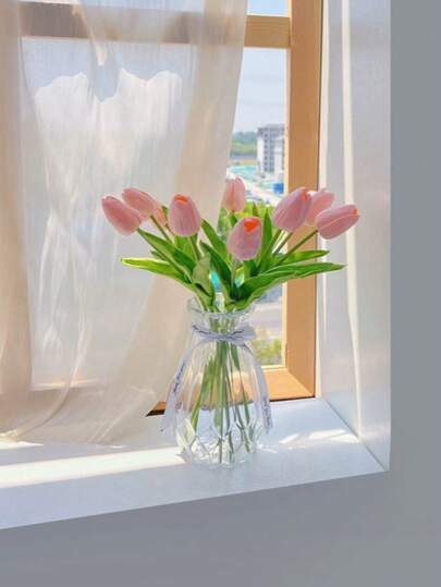 1pc Glass Vase, Geometric Hydroponic Plants Groen Pothos, Dried Flower Living Room ation, Arrangement Ornament, Diy Birthday Graduation Home view 3