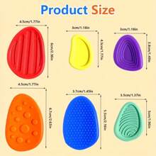 Sensory Worry Stones: Textured Soft Fidget Toys - Calming Stress Relievers For Anxiety, Fidget Toys,Sensory Toys,Toys,Sensory Toys, Valentine Day,Gift