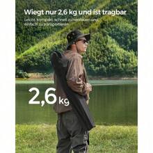 SONGMICS Silla de Camping, Juego de 2 Sillas de Exterior, Respaldo Alto, Apoyabrazos, Bolsillo para Tazas, Portátil, Plegable, Carga de 330 lbs, Acampada, Jardín, Pesca, Terraza, Negro MGCB08BK - Azul - Ver 6