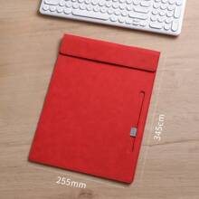 Custom Leather Clipboard Business Office School Meeting Record Writting Board A4 Paper File Folder Clipboard Pen Slot - A4 - View 10