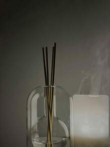 3 Pieces Set Of Simple Luxury Style Aromatherapy Bottle Aromatherapy Diffuser, Aromatherapy Diffuser Bottle, Transparent Aromatherapy Diffuser, Flameless Home Aromatherapy Oil Indoor Diffuser Set, Long-Lasting Fragrance - Transparent - View 8