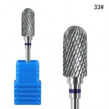 Nail Drill Bits, Tungsten Carbide Nail Drill Bit Set For Acrylic Nails 3/32 Drill Bits For Nail Drill Remover Gel Polish Poly Nail Gel Nails Cuticles - Charcoal Grey - View 16