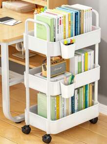 Étagère de rangement debout surdimensionnée, étagère mobile multi-niveaux pour les collations, les livres, la cuisine, la salle de bain, le salon, l'organisation de la maison