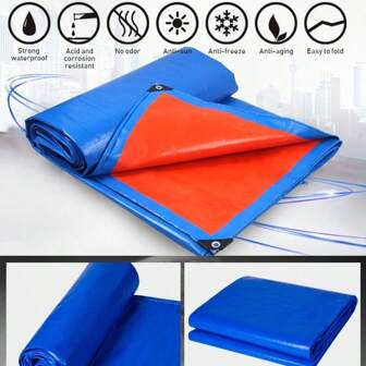 1PC Multi Sizes Outdoor Moistureproof PE Waterproof Garden Canvas Mat Home Supplies Portable Sunshade Cloth