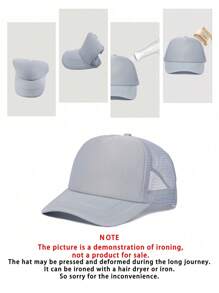 1pc Women's Outdoor 'NOT EVERY' Embroidered Adjustable Visor Cap, Sun Protection Casual Hat Suitable For Spring, Autumn, Travel, Beach, Also Fits Young Men, Y2K Style Trucker Cap - Embroidery - View 8