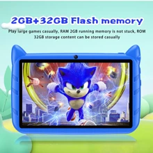 NetHong Kid Tablet 2GB RAM, 32GB ROM, 1TB Expandable 2000mAh Battery Dual Camera 5G WiF - Orange - View 6