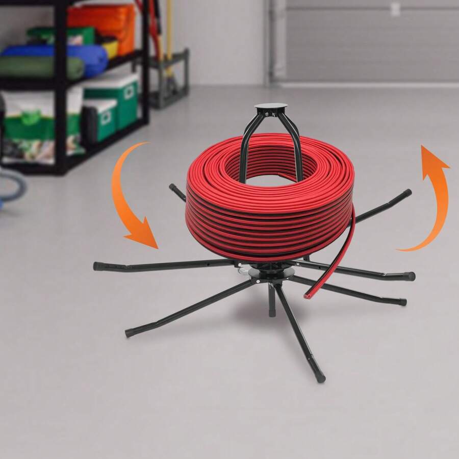 YUNRUX Pipe Reel Unwinder Pipe Cutting Pliers Winder 16-32mm Underfloor Heating - Black - View 1