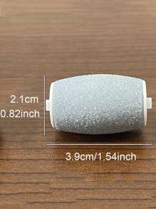 4 件/包足部锉刀替换滚轮套装，电动足部磨刀器备用磨头，电动去茧器配件，用于去除硬皮，适用于电动足部锉刀和足部去皮器，足部修脚工具磨头