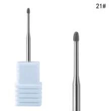 Nail Drill Bits, Tungsten Carbide Nail Drill Bit Set For Acrylic Nails 3/32 Drill Bits For Nail Drill Remover Gel Polish Poly Nail Gel Nails Cuticles - Charcoal Grey - View 15