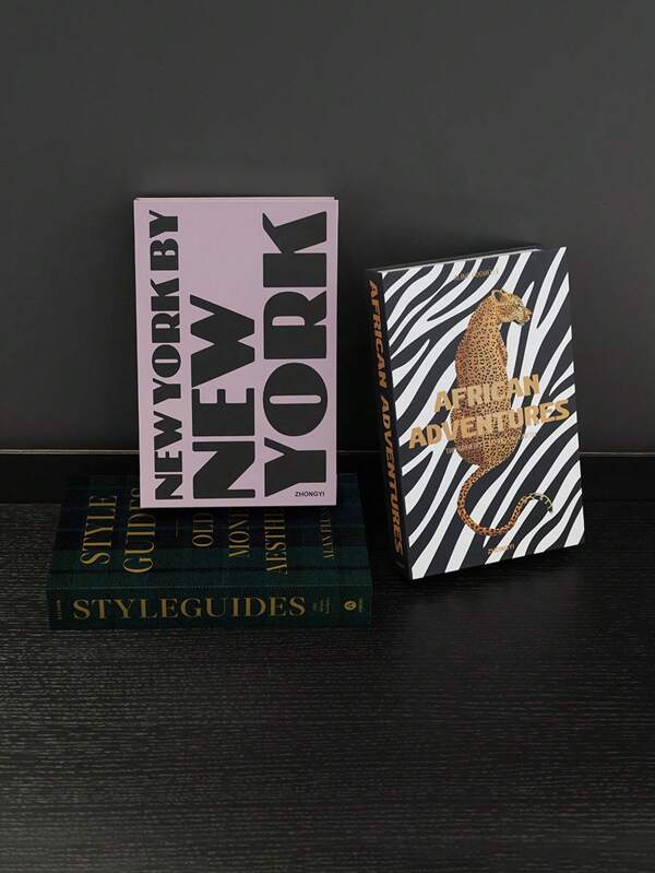 1pc Faux Books For Decoration,Designer Luxury Modern Fake Decorative Books For Home Bookshelf Decor,Shelves Living Room Fashion Decorative Entry Coffee Table Stacked Books Decor Best Gifts Birthday Graduation