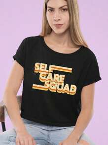 Self Care Crew Women's Crop Tee