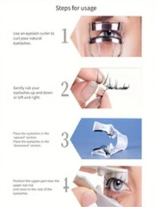 1 对磁性睫毛，C 卷曲，0.07 厚度，可重复使用，无需胶水，自粘磁性夹，方便购物、旅行和日常生活，FEM