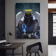 1pc Wall Arts Posters Pop K-King Rapper Von POSTER Poster Printing Wall Paintings Living Room Home Decoration, Suitable For Residential And Dormitory Walls, Living Room And Bar Decoration, Dining Room Or Bathroom, Room Decoration, High Quality Without Frame, Indoor/Outdoor Canvas Art, Frameless Gifts Birthday Graduation