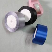 3 Stücke, 72 Yards/4cm Satinband Geschenkbox Verpackung, dekoratives Band, Bekleidungs Zubehör, Gewebeband, Geburtstags Festival Rose Blumen DIY Bastelband