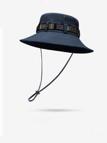 1pc 2025 Spring/Summer New Colorful Striped Bucket Hat, Unisex, Fashion Casual Outdoor Travel Hiking Fishing Sun Protection Wide Brim Sweat-Absorbing - Multicolor - View 14