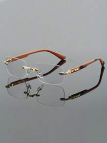 1 Cặp Kính Trong Suốt Không Gọng Unisex - Trong sáng - Xem 12