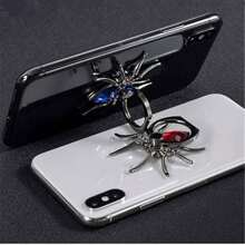 360° Rotating Crystal Glitter Phone Ring Holder, Anti-Slip Grip, Universal For All Smartphones, Selfie Video Accessory - Multicolor - View 4
