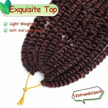 Passion Twist Hair 10 Inch Water Wave Crochet Hair Black Passion Twist Crochet Hair For Women Crochet Braids Hair Extensions