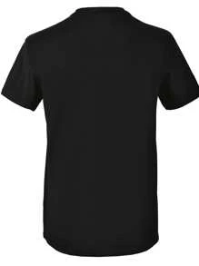 Alfa Romeo Men's Round Neck Cotton T-Shirt - Black - View 8
