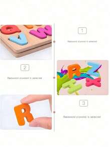 Rompecabezas de madera 3 en 1 para niños pequeños, rompecabezas de madera de alfabeto, números y formas, juguetes de rompecabezas de aprendizaje para niños, rompecabezas 3 en 1 para niños pequeños, edad 3+, juguetes, juguetes para niños, juguetes de madera
